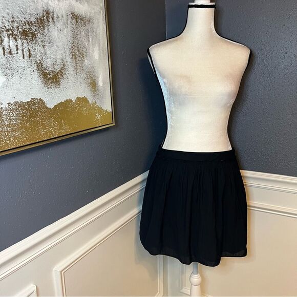 Zadig & Voltaire Juck Crepe Raw Edges Mini Skirt - Picture 4 of 11